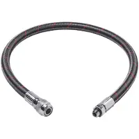 Miflex Oms High Flexible Inflator Hose Zwart 90 cm