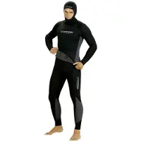 Cressi Fisterra Lc Long John 8 Mm Diving Wetsuit Zwart 2XL Man