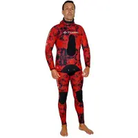 Picasso Camo Blood 1.5 Mm Spearfishing Wetsuit Rood,Zwart 3XL Man