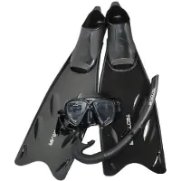Tecnomar Smart Snorkeling Set Zwart EU 43-44