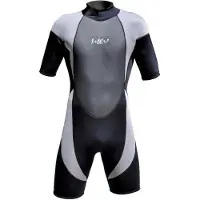 So Dive Lagoon Silver 3 Mm Short Sleeve Shorty Grijs XL Man
