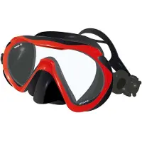 BEUCHAT 1dive Silicone Diving Mask Rood