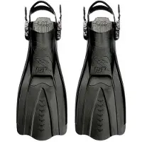 Ist Dolphin Tech Safary Travel Diving Fins Zwart M-L