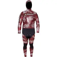 Picasso Thermal Skin Camu Hw 7 Mm Spearfishing Wetsuit Rood 3XL Man