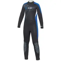 Bare Manta Full 7/6 Mm Diving Wetsuit Blauw 12
