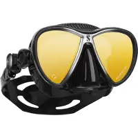 SCUBAPRO Synergy Twin Trufit Mirror Diving Mask Zwart