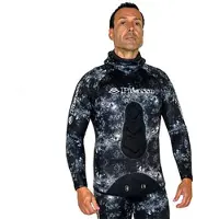 Picasso Camo Ghost 3 Mm Spearfishing Jacket Zwart,Grijs S Man