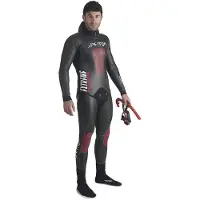 Spetton Extreme 5 Mm Smoothskin & Metallite Spearfishing Wetsuit Zwart L Man