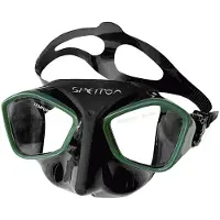 Spetton Storm Silicone Spearfishing Mask Zwart