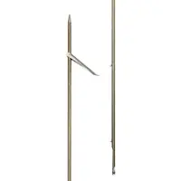 Picasso Platinum Stainless Steel Pinos 7 Mm Single Flopper Spearshaft Zilver 170 cm