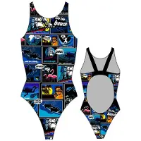 Turbo New Comic Pro Resist Swimsuit Veelkleurig M Vrouw