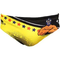 Turbo Luchadores Swimming Brief Geel L Man