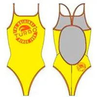 Turbo Original Swimsuit Geel 3XL Vrouw
