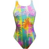 Turbo Dames zwempak uit 1 stuk Cali Palms