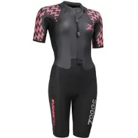 Zoggs Rusher Pro Woman Short Sleeve Shorty Zwart XSLO Vrouw