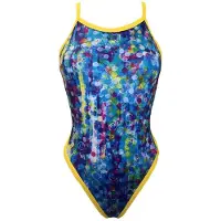 Turbo Dots Swimsuit Blauw 4XL Vrouw