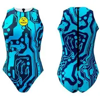 Turbo High Tech Swimsuit Blauw M Vrouw