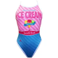 Turbo Revolution Sweet&fresh Swimsuit Blauw,Roze S Vrouw