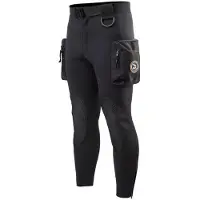 Ist Dolphin Tech Puriguard With Pockets 3 Mm Freediving Pants Zwart M