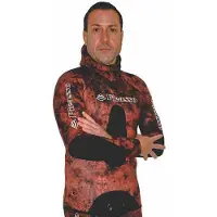 Picasso Kelp 7 Mm Spearfishing Jacket Rood 3XL Man
