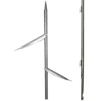 Picasso Platinum Ultra Safe Euro 7 Mm Double Flopper Spearshaft Grijs 190 cm