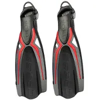 Cressi Thor Ebs Diving Fins Rood,Zwart EU 36-38