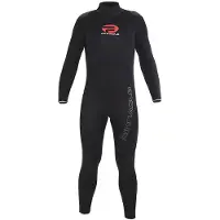 Pinnacle Aquatics Cruiser 5 Mm Back Zip Freediving Wetsuit Zwart 2XL Man