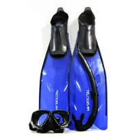 Tecnomar Smart Snorkeling Set Blauw EU 43-44