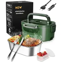 Dd Elektrische Lunchbox - Thermos Lunchbox - Thermische Lunchbox - 220V - 1500ml Voedselverwarmer - Makkelijk voor Onderweg