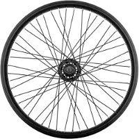 Mvtek 20´´ X 1.90 Bmx Tubeless Pin 14mm Hub On Spheres Nut Voorwiel