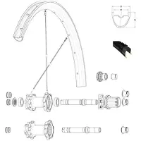 Mavic Xa Pro Carbon Achtervelg