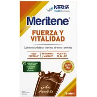 MERITENE Kracht En Vitaliteit 15x30 Gr Voedingssupplement Chocolade