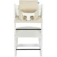 Trixie Stoelverkleiner - Bliss Beige - Perfect voor Stokke TrippTrapp - Eetstoelkussen - Beige