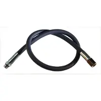 Metalsub Manometer Hose Zwart 100 cm