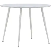 Venture Home Plaza eetkamertafel Ø100 cm grijs.