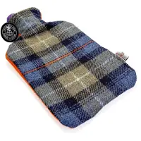 Caroline wolfe murray Kruik Mackenzie Tartan - 2 liter - Harris tweed - Handgemaakt in Schotland - Caroline Wolfe
