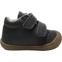 Naturino - Cocoon- Mt 18 - velcro's bumper warme effen lederen sneakers - grijs