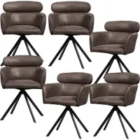 Woood eetkamerstoel (set van 6) Fenne