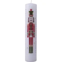 Kerst Adventskaars - 25 cm - Adventskaars kalender - ong. 56 branduren -
