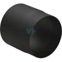 Heatingworld Pijp 15 cm Ø 150 mm Dikwandig staal zwart
