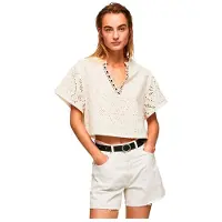 Pepe Jeans Priska Overhemd Met Korte Mouwen