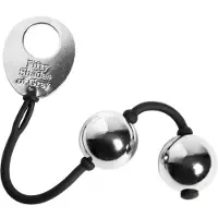 Fifty Shades of Grey - geden kegelbal - metaal - grijs