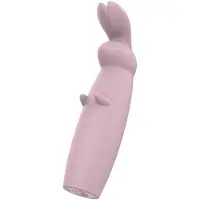 Nude Glass Hazel - rabbit vibrator - oplaadbaar - clitorisstimulatie - paars