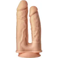 Dream Toys - Real Love - Dubbelgelaagde dubbele dildo