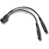 Mystim Adapter Ronde Connector voor 2 mm Plug - Zwart