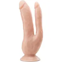 Dr Skin Dr. Skin - Dubbele Dildo 21 cm - Vanilla