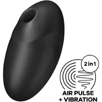 Satisfyer Vulva Lover 3 - luchtdruk clitorisstimulator - zwart