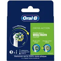 Oral-B Cross Action 3 stuks - CleanMaximiser opzetborstels