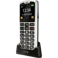 Beafon Sl260 (2.20", 16000 MB, 0.30 Mpx, 2G), Sleutel mobiele telefoon, Zilver, Zwart