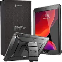 Supcase All-round dekking Serie (iPad), Tablethoes, Zwart